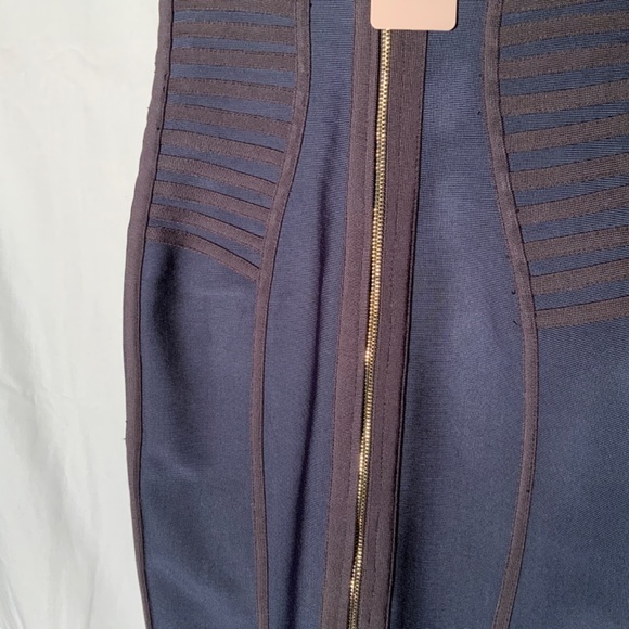 Denim Blue Bodycon Dress - Picture 5 of 6